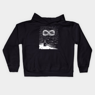 infinity in the sky Kids Hoodie